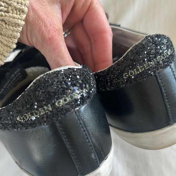 Golden Goose Black and White Sneakers - Picture 3 of 9